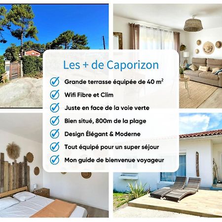 Caporizon-Villa Courant-Terrasse-Proche Plage Mimizan-Plage Buitenkant foto